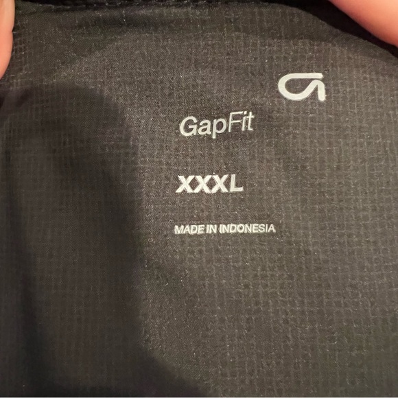 NWT GAP Men’s Big XXXL Black Cold Weather Train Jacket Zipper Coat - Picture 7 of 8